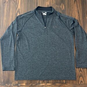 Under Armour Charcoal Gray Quarter-Zip Pullover Size Men’s Large